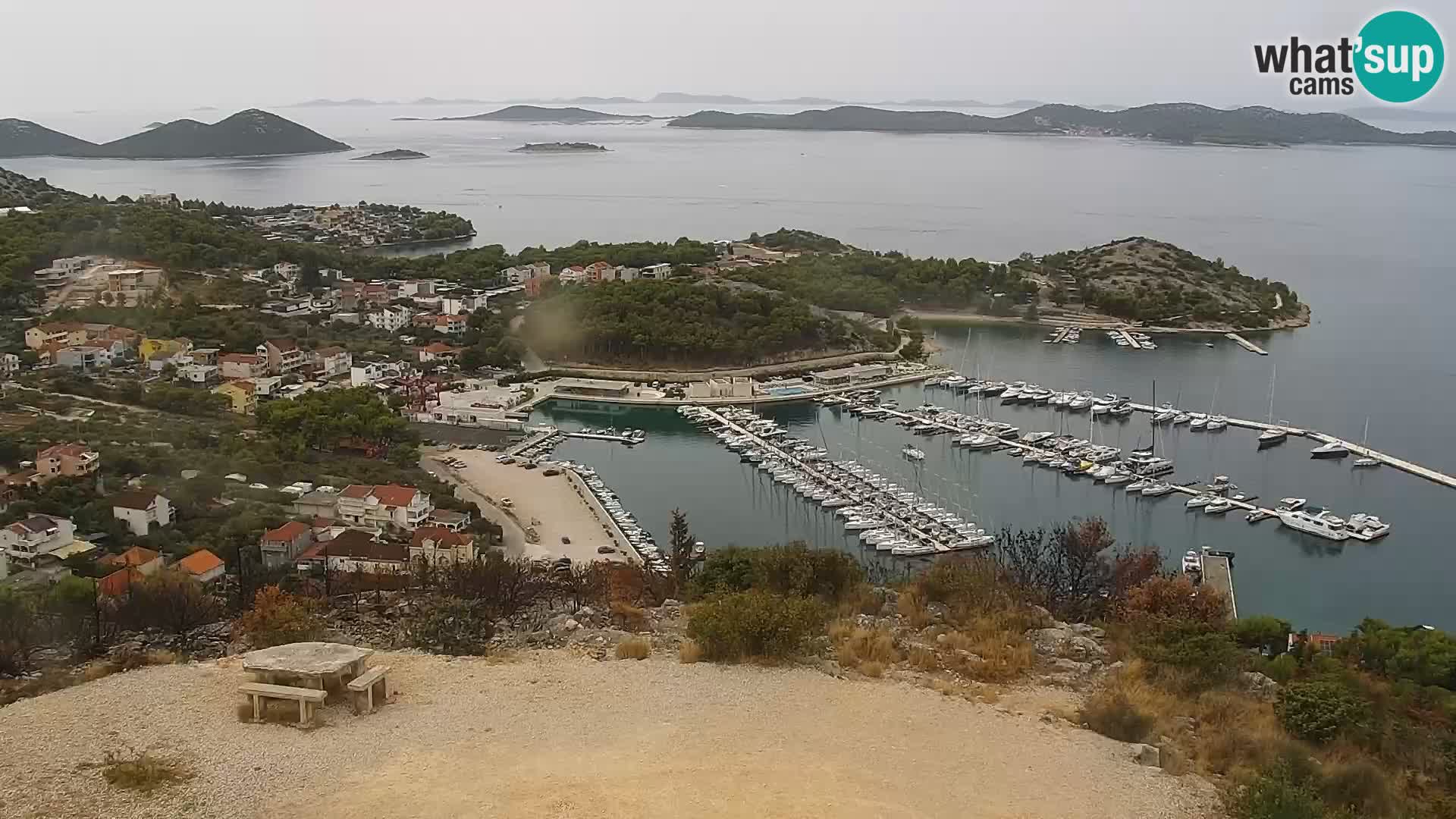 Webcam Pakoštane – Drage – Kornati – Vransko Jezero