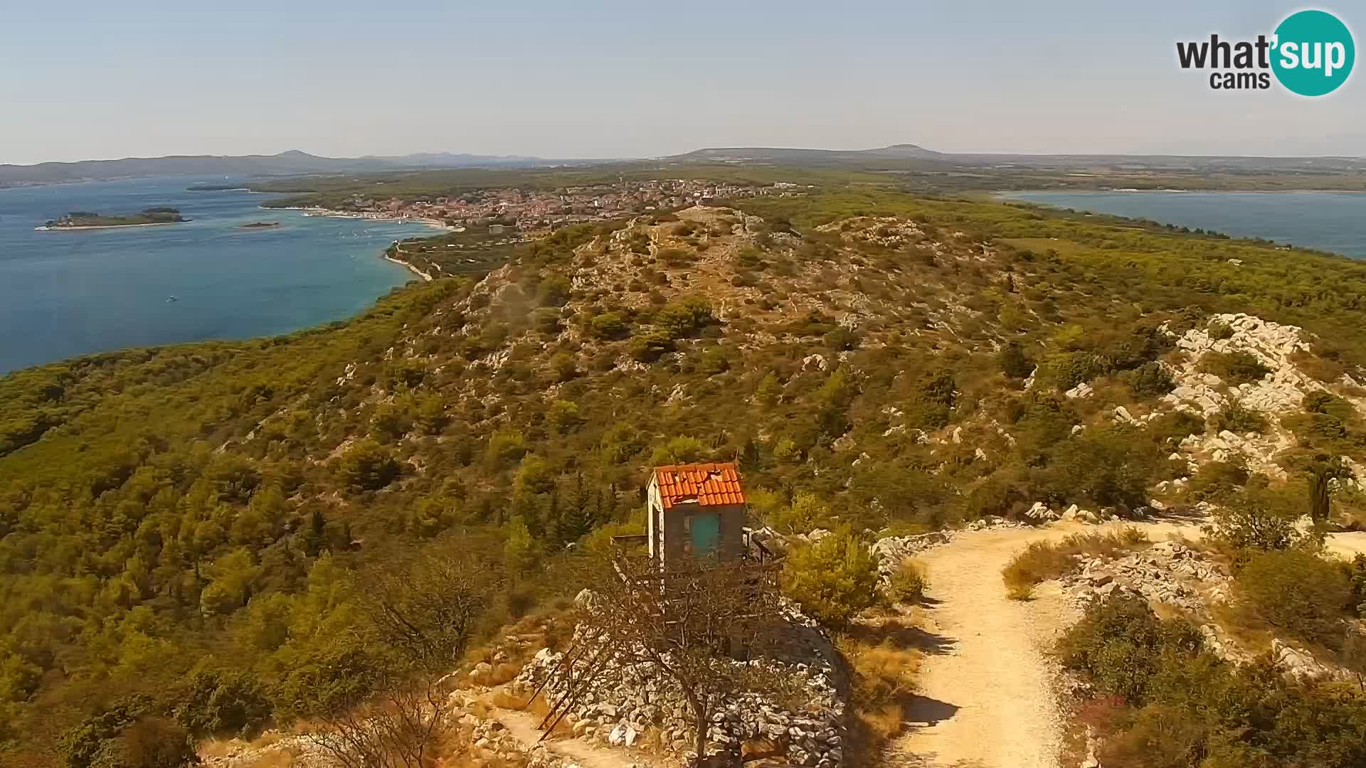 Spletna kamera Pakoštane – Drage – Kornati – Vransko Jezero