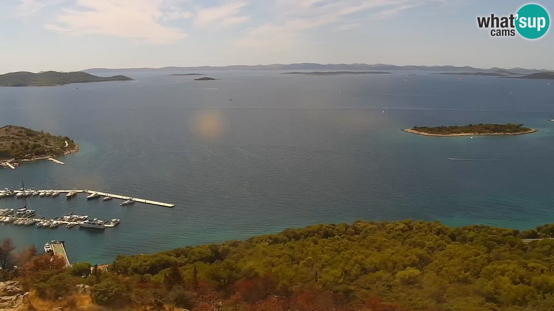 Webcam Pakoštane – Drage – Kornati – Vransko Jezero