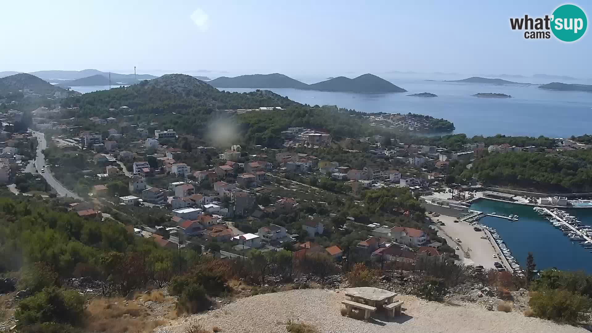 Webcam Pakoštane – Drage – Kornati – Vransko Jezero