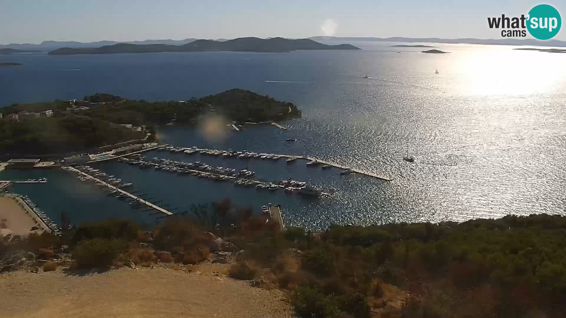 Webcam Pakoštane – Drage – Kornati – Vransko Jezero