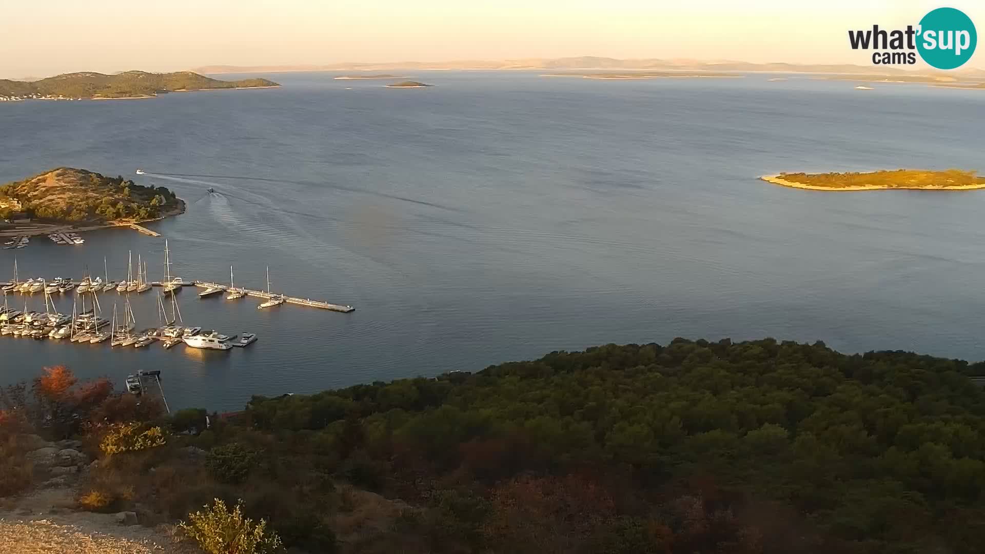 Webcam Pakoštane – Drage – Kornati – Vransko Jezero