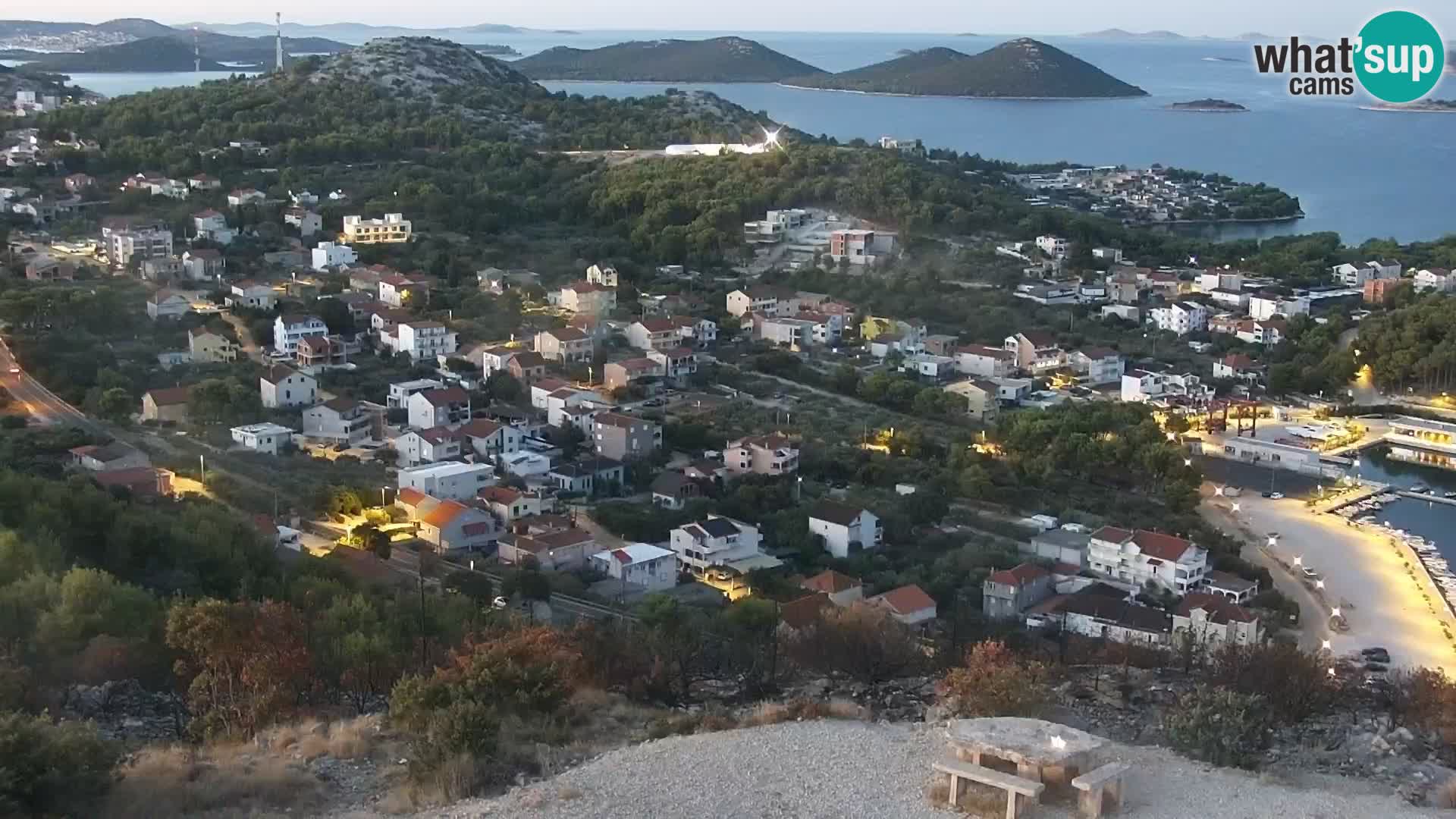 Webcam Pakoštane – Drage – Kornati – Vransko Jezero