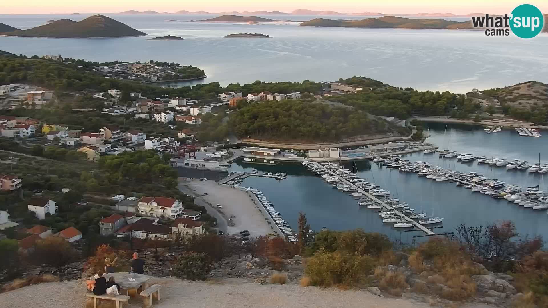Spletna kamera Pakoštane – Drage – Kornati – Vransko Jezero