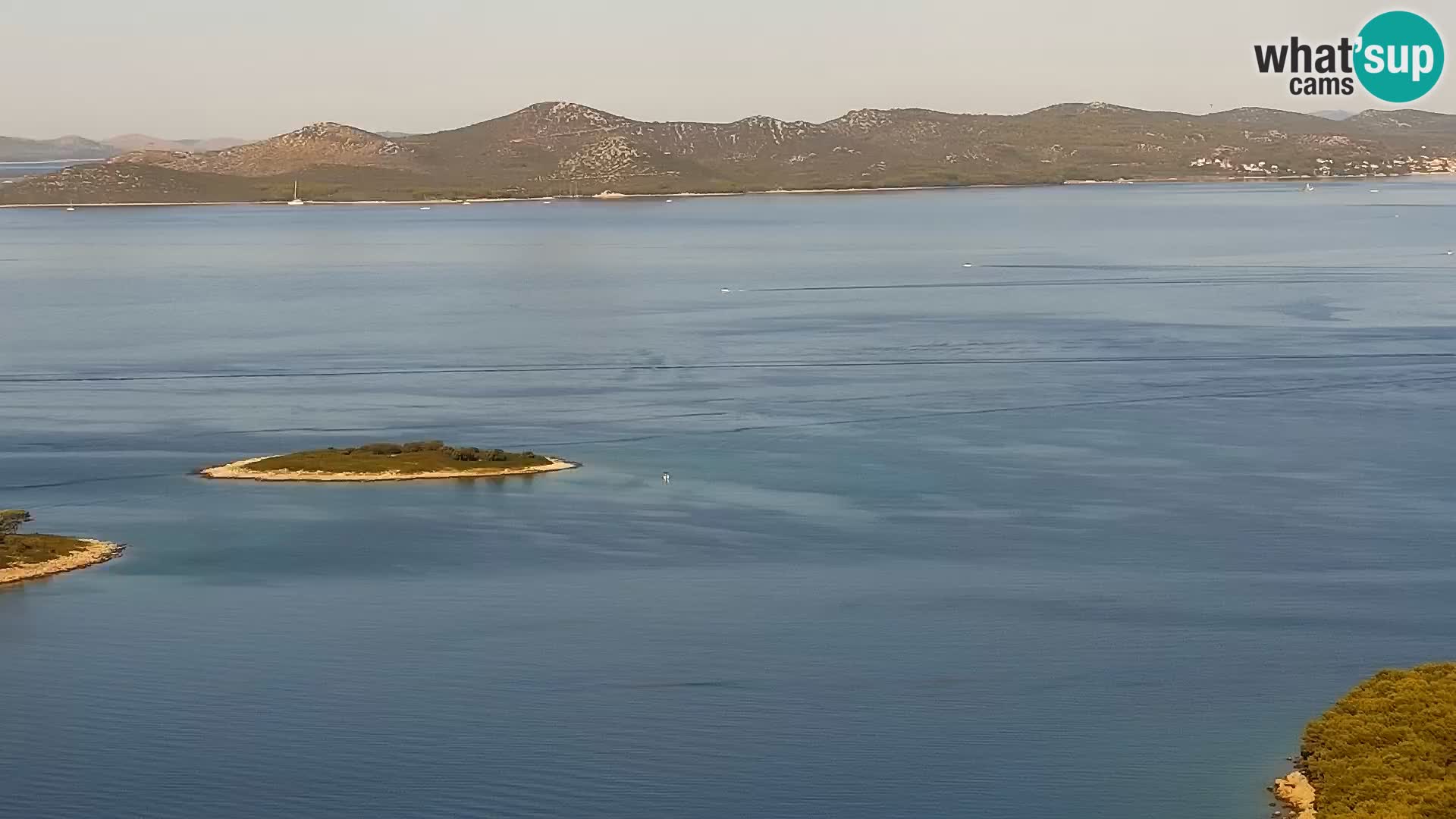 Spletna kamera Pakoštane – Drage – Kornati – Vransko Jezero