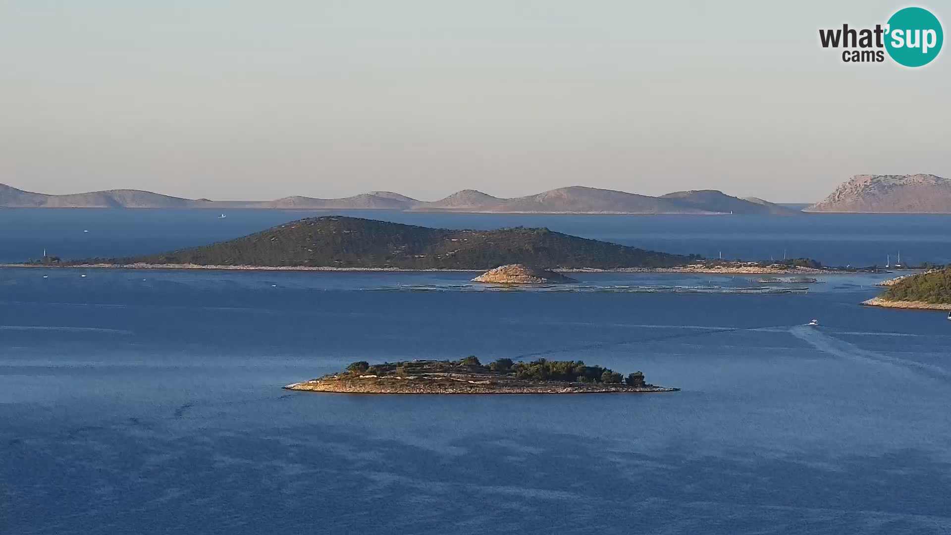Spletna kamera Pakoštane – Drage – Kornati – Vransko Jezero