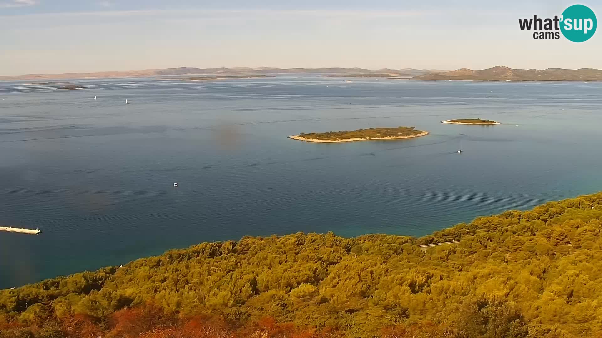 Livecam Pakoštane – Drage – Kornati – Vransko Jezero