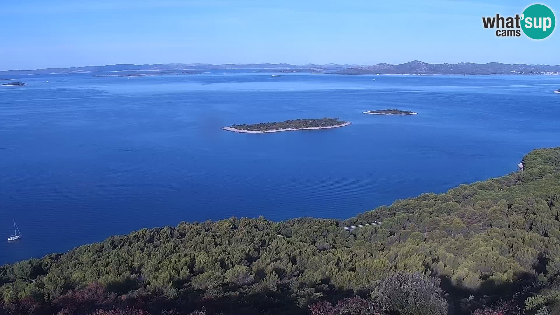 Spletna kamera Pakoštane – Drage – Kornati – Vransko Jezero