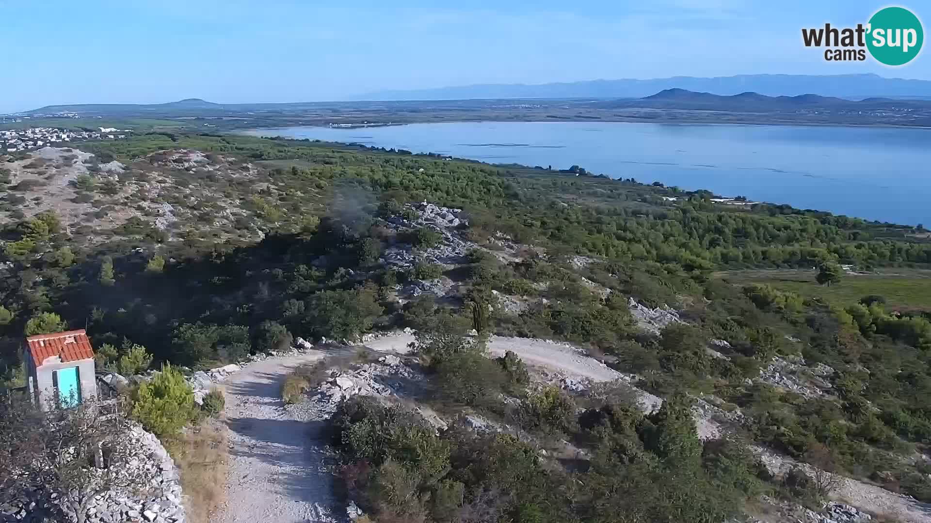Spletna kamera Pakoštane – Drage – Kornati – Vransko Jezero