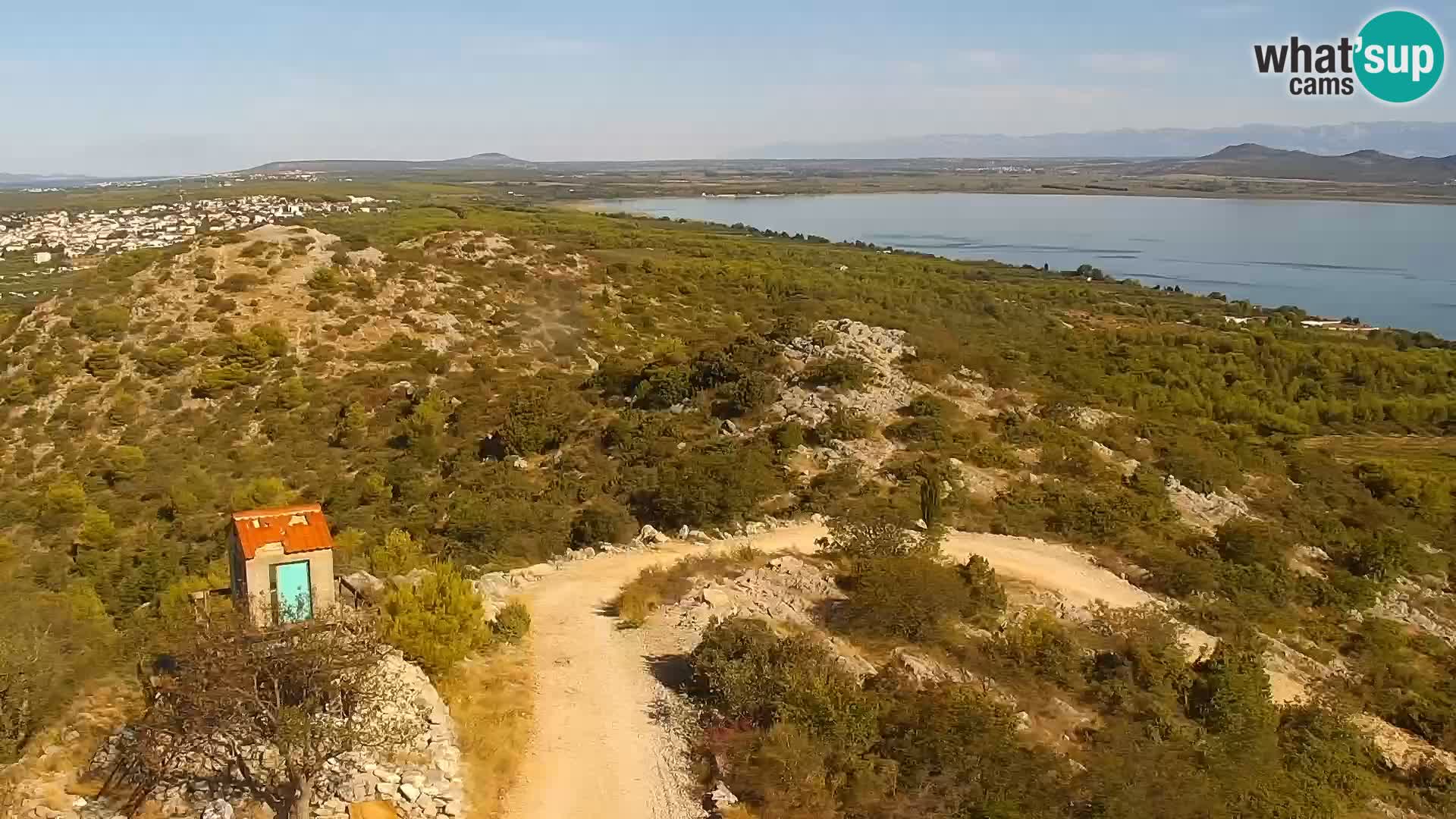 Spletna kamera Pakoštane – Drage – Kornati – Vransko Jezero