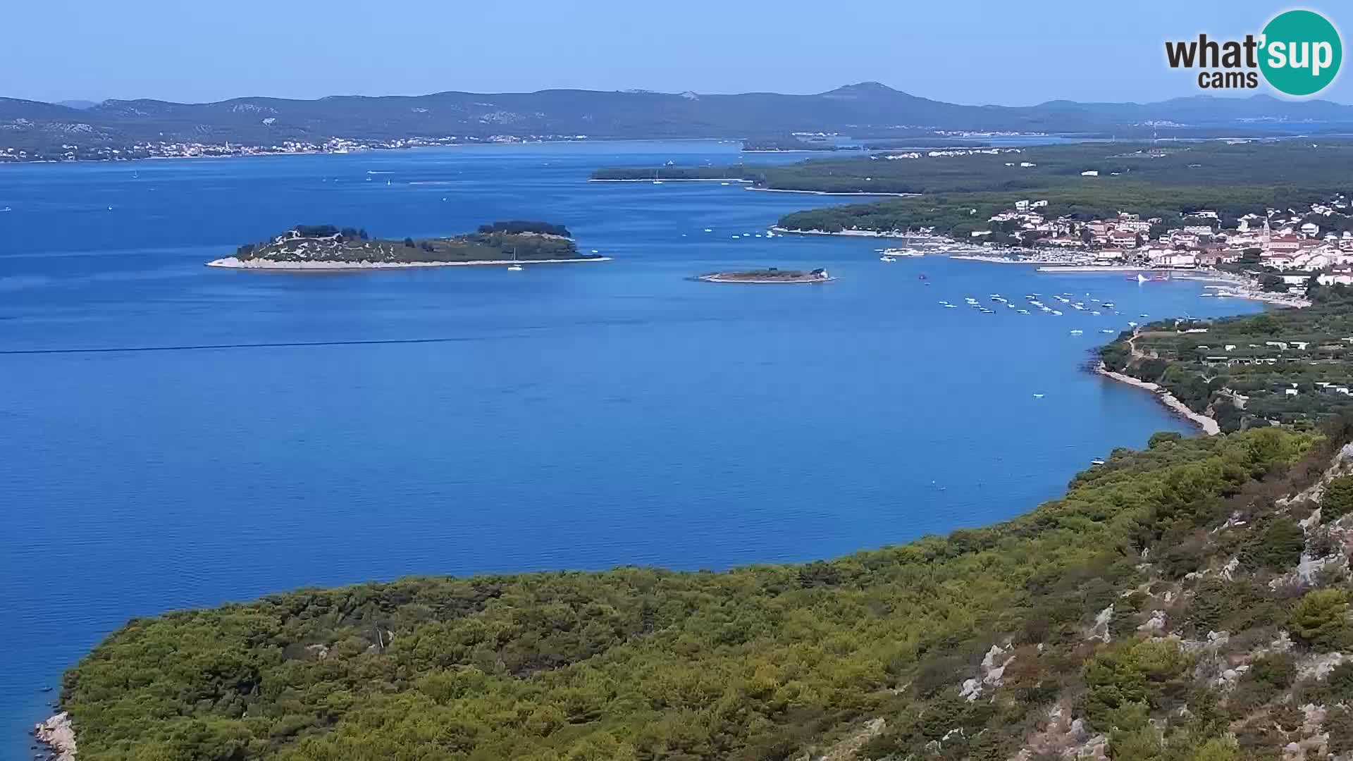 Webcam Pakoštane – Drage – Kornati – Vransko Jezero