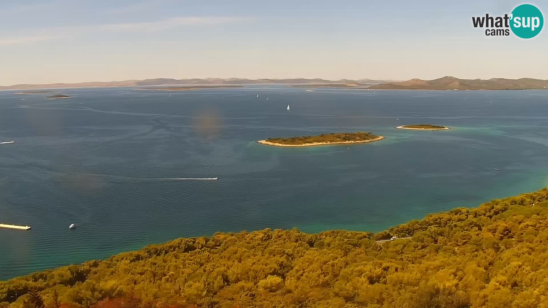 Webcam Pakoštane – Drage – Kornati – Vransko Jezero