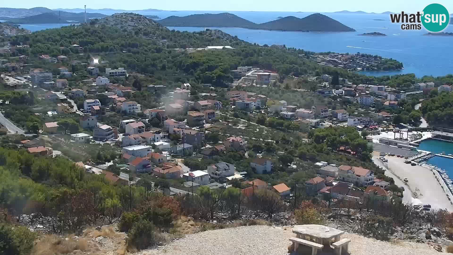 Spletna kamera Pakoštane – Drage – Kornati – Vransko Jezero
