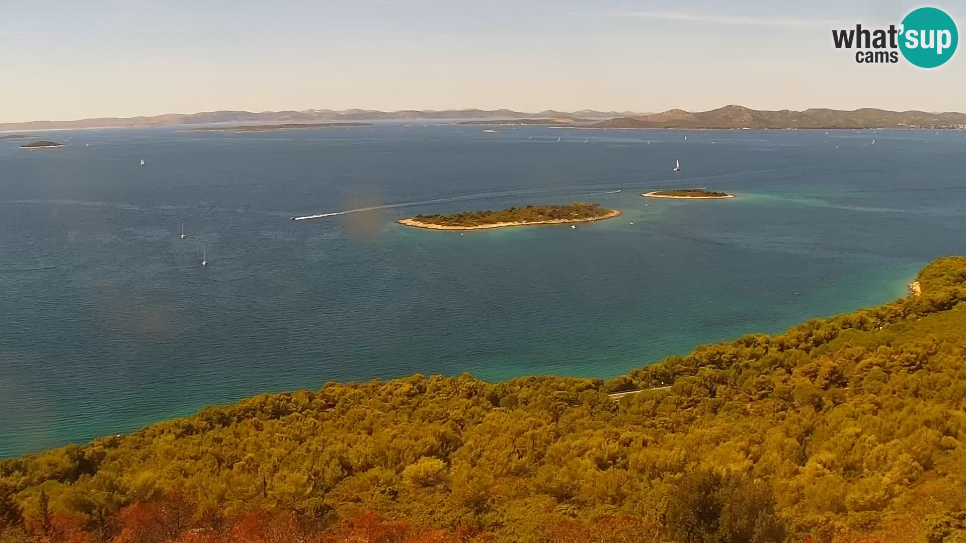 Live cam Pakoštane – Drage – Kornati – Vransko Jezero