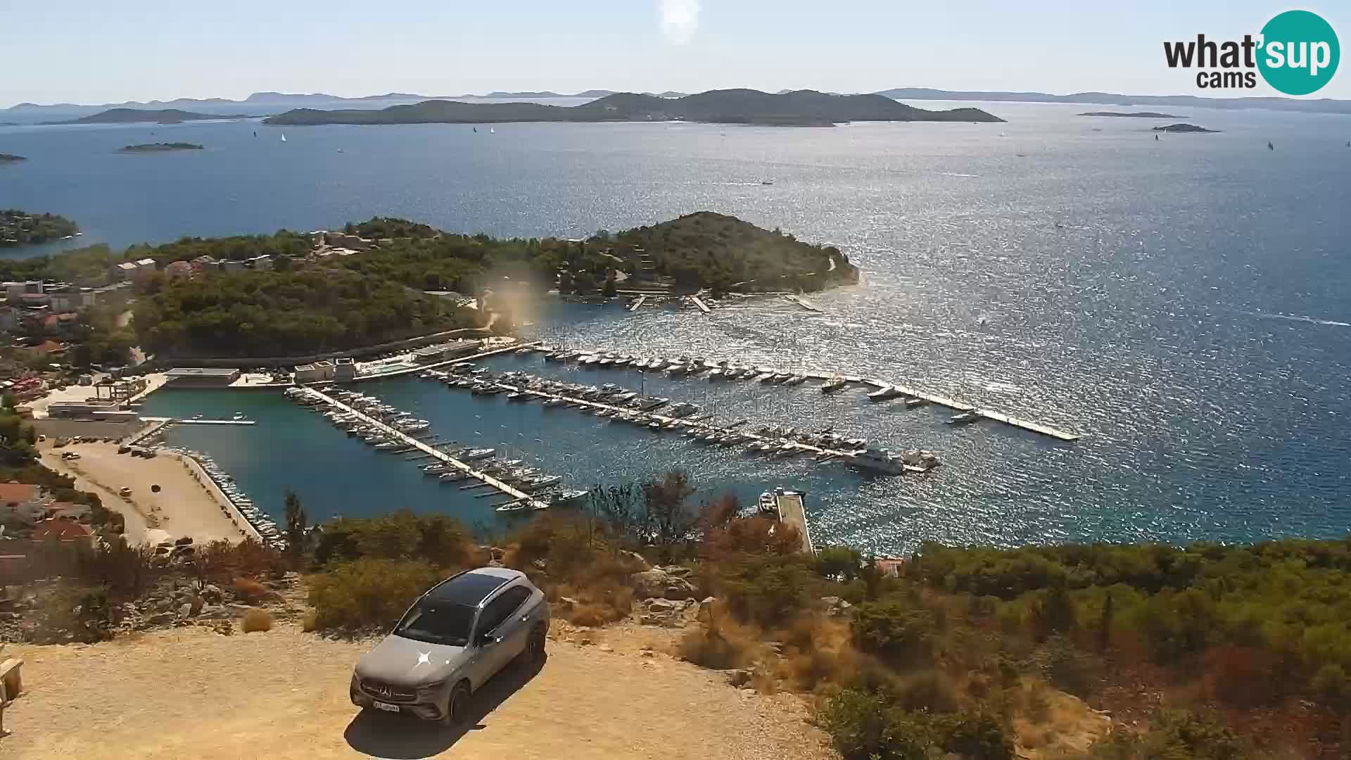 Spletna kamera Pakoštane – Drage – Kornati – Vransko Jezero