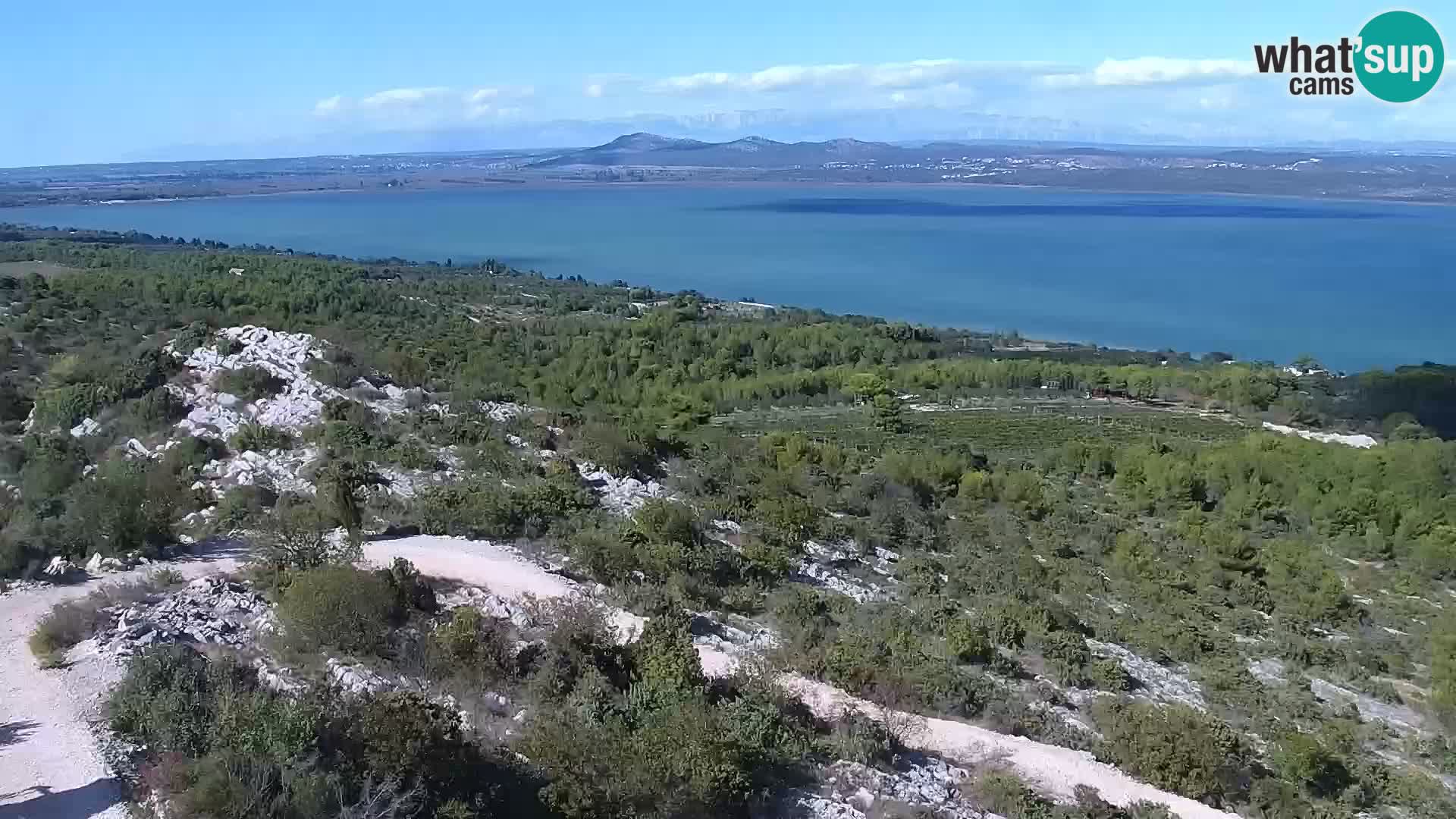 Webcam Pakoštane – Drage – Kornati – Vransko Jezero