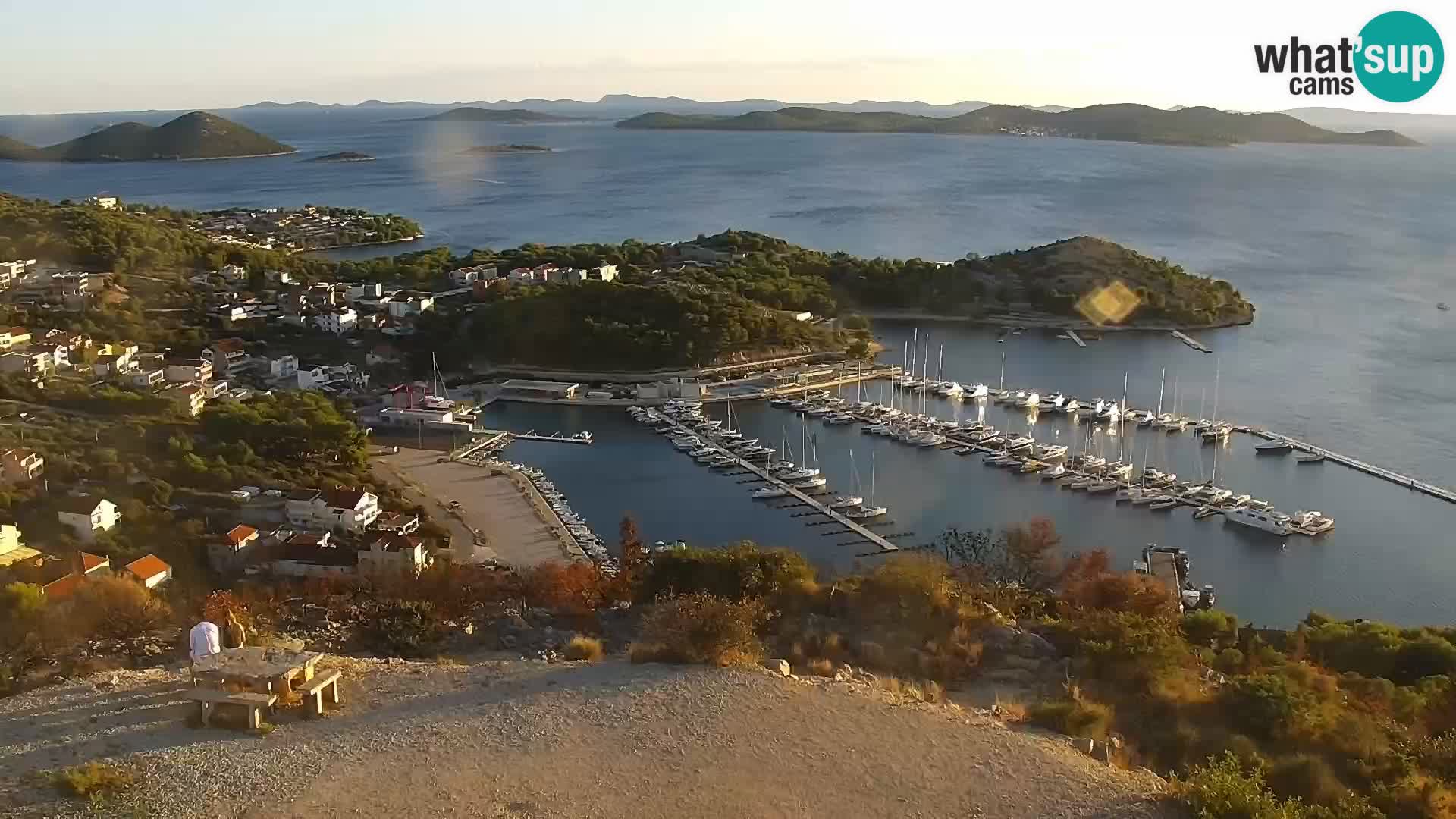 Webcam Pakoštane – Drage – Kornati – Vransko Jezero