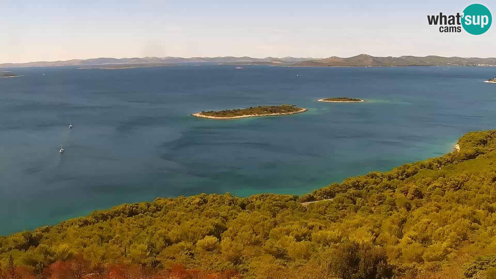 Webcam Pakoštane – Drage – Kornati – Vransko Jezero