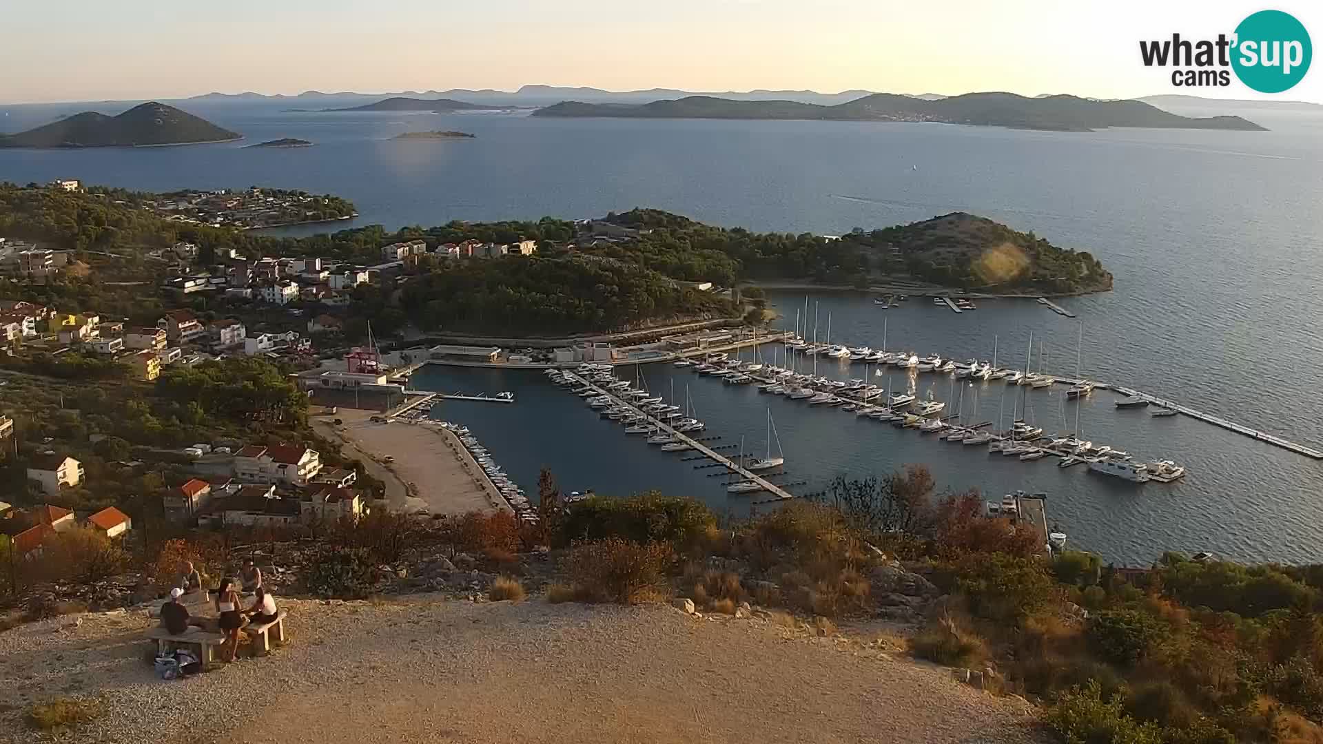 Webcam Pakoštane – Drage – Kornati – Vransko Jezero