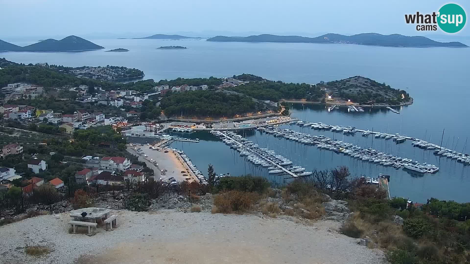 Webcam Pakoštane – Drage – Kornati – Vransko Jezero