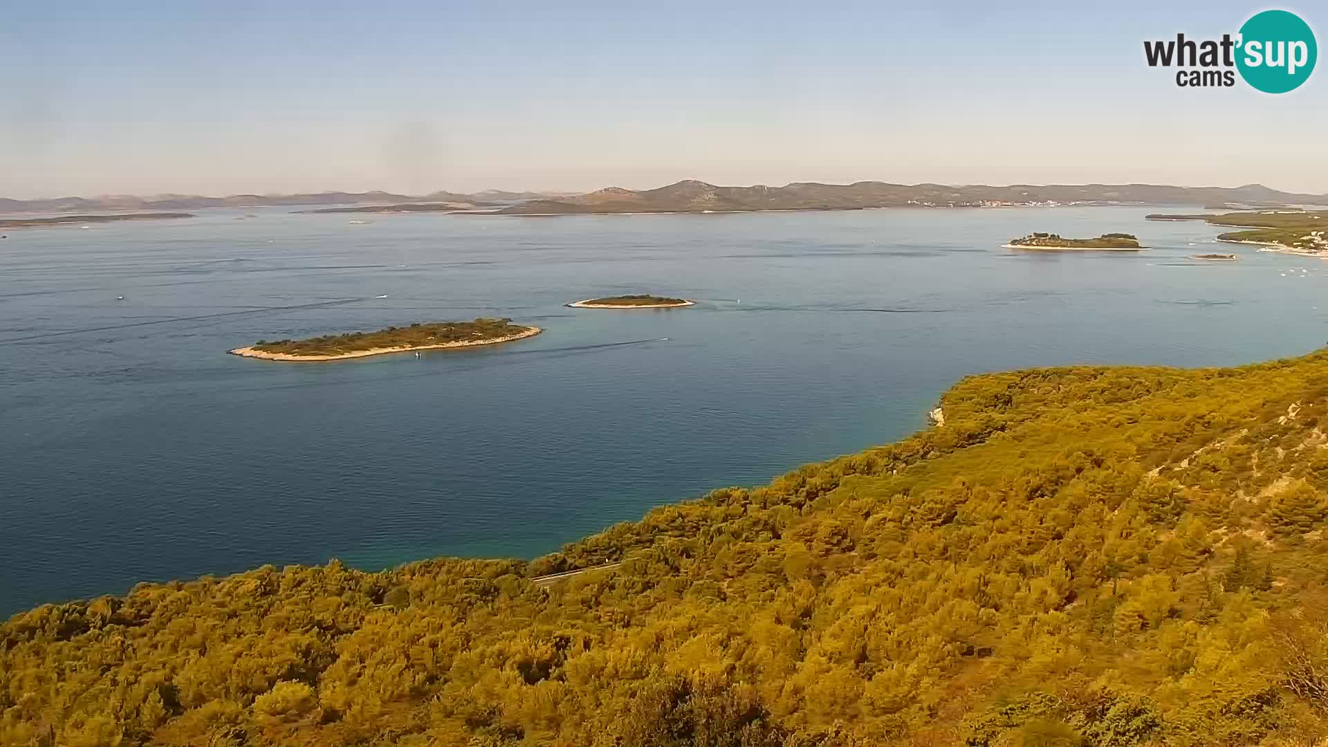 Webcam Pakoštane – Drage – Kornati – Vransko Jezero