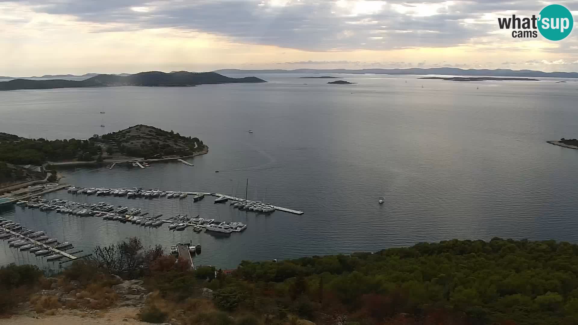 Webcam Pakoštane – Drage – Kornati – Vransko Jezero