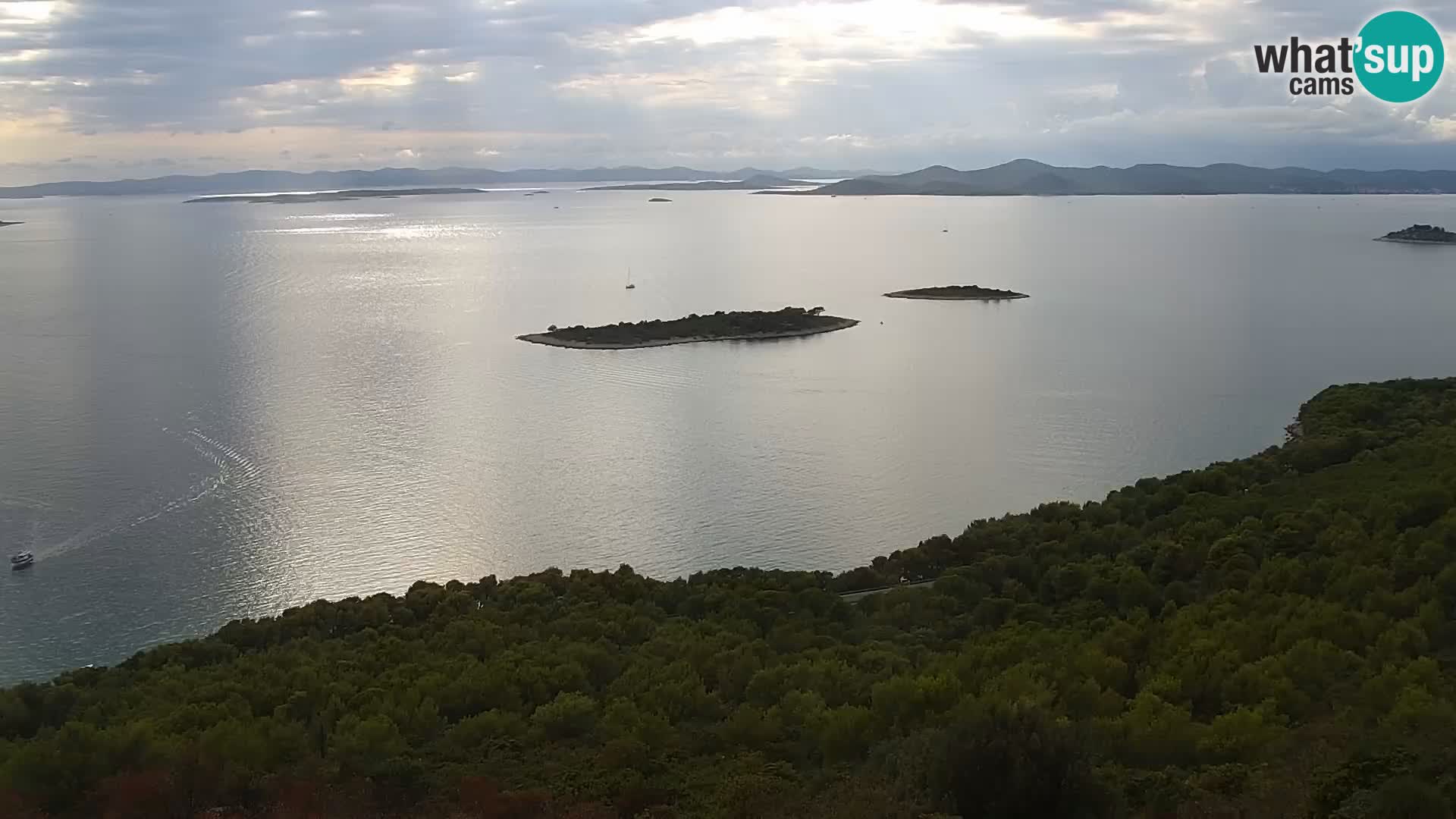 Webcam Pakoštane – Drage – Kornati – Vransko Jezero