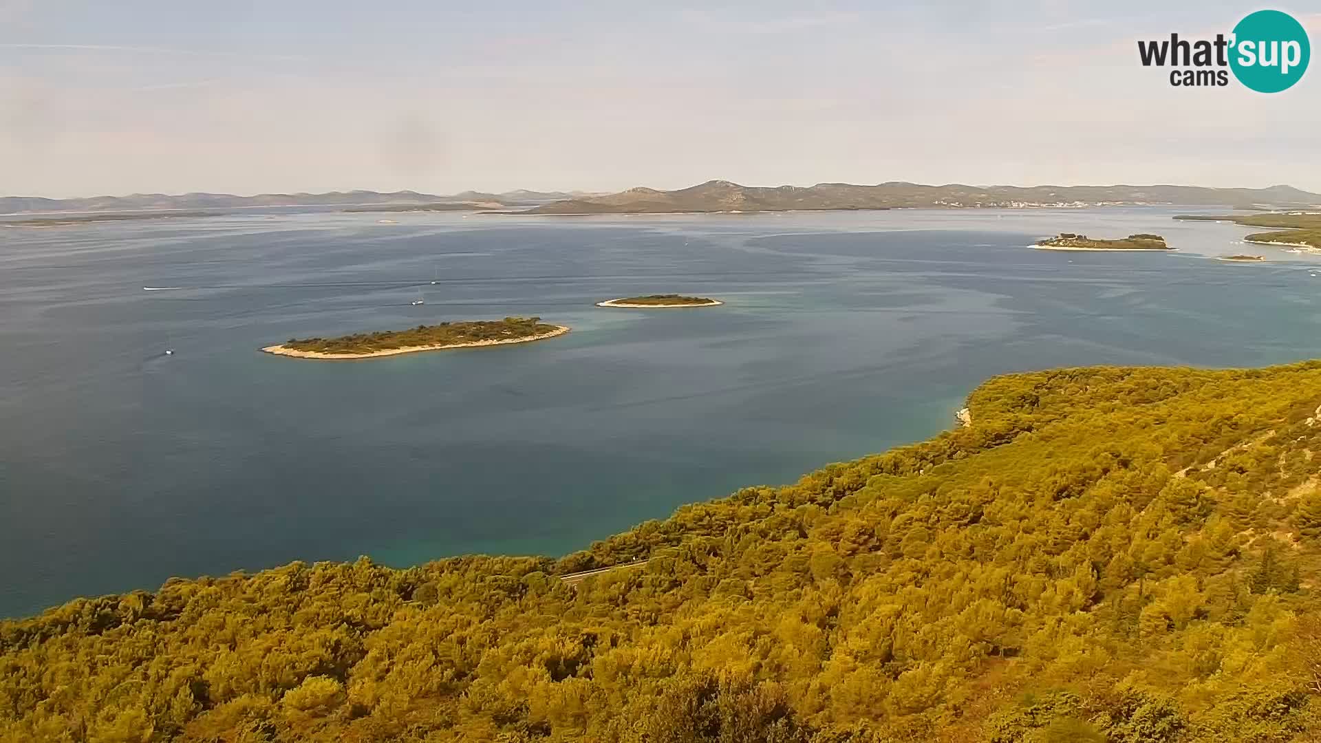 Webcam Pakoštane – Drage – Kornati – Vransko Jezero