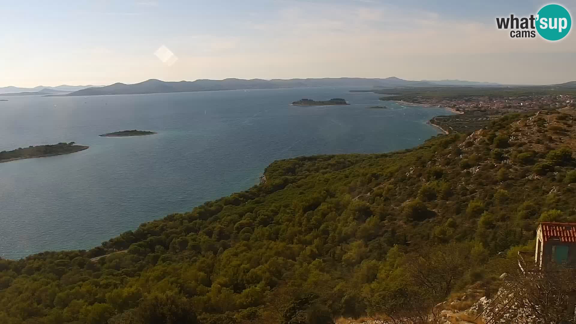 Webcam Pakoštane – Drage – Kornati – Vransko Jezero