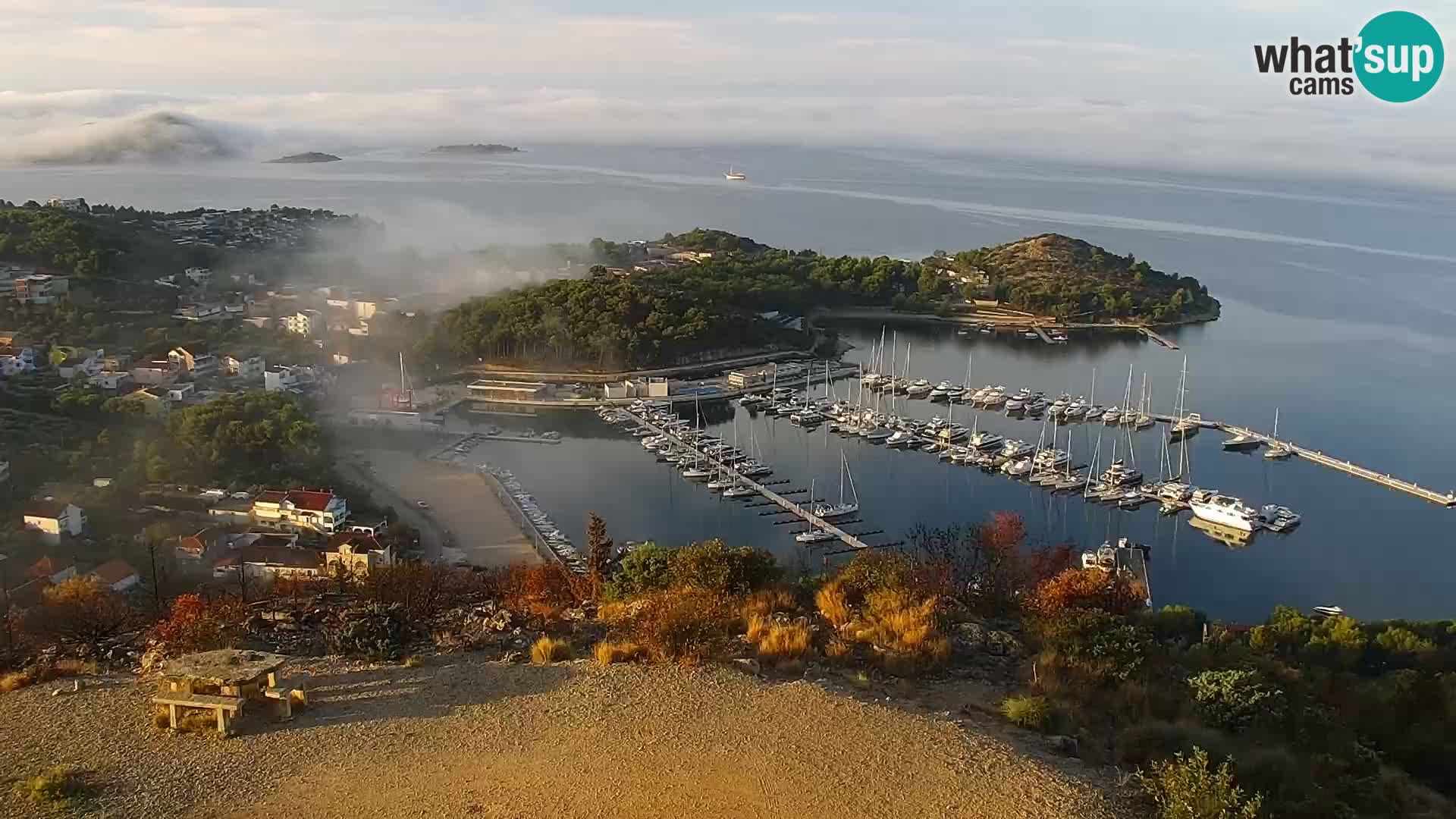 Webcam Pakoštane – Drage – Kornati – Vransko Jezero