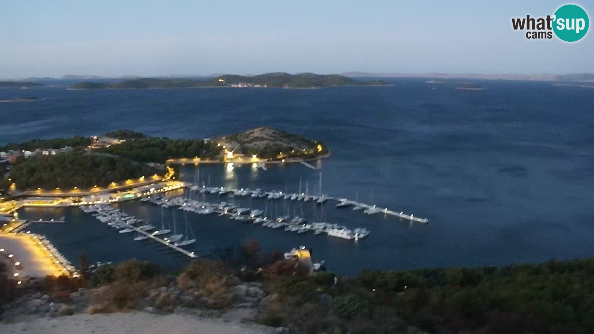 Spletna kamera Pakoštane – Drage – Kornati – Vransko Jezero