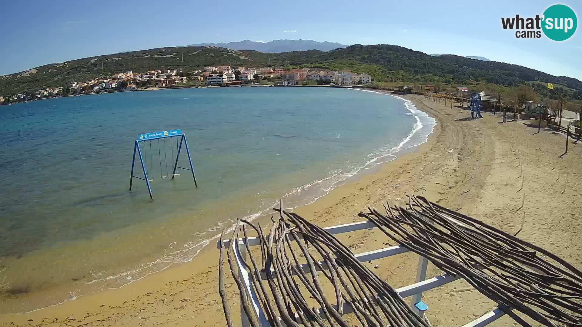 Camping Rača - Live Cam Sveti Juraj - webcam Senj - Dalmatia