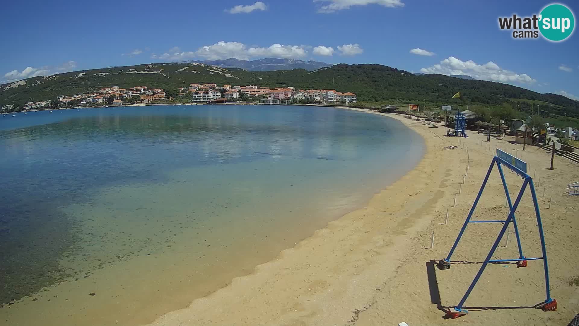 Webcam Live – Spiaggia Planjka isola di Pag
