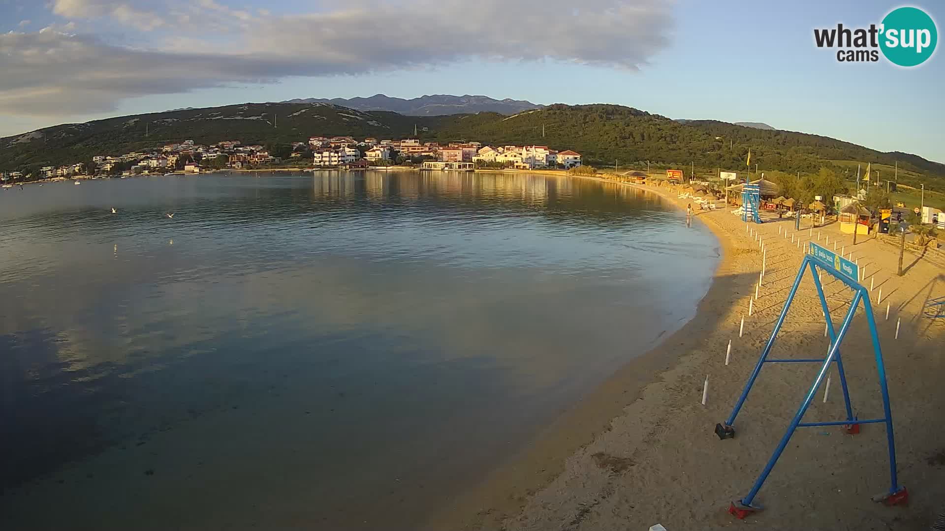 Kamera v zivo – Plaža Planjka – otok Pag