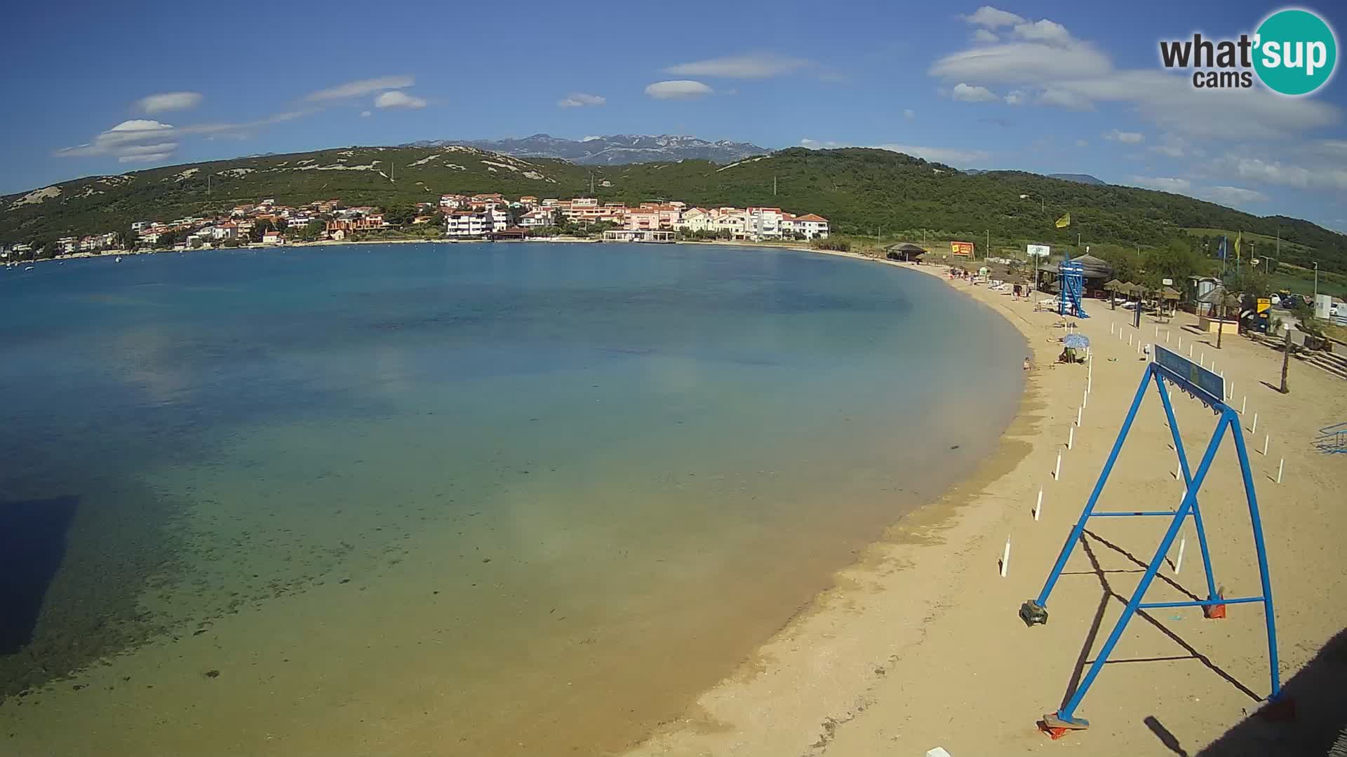 Webcam live – Planjka beach – Pag Island