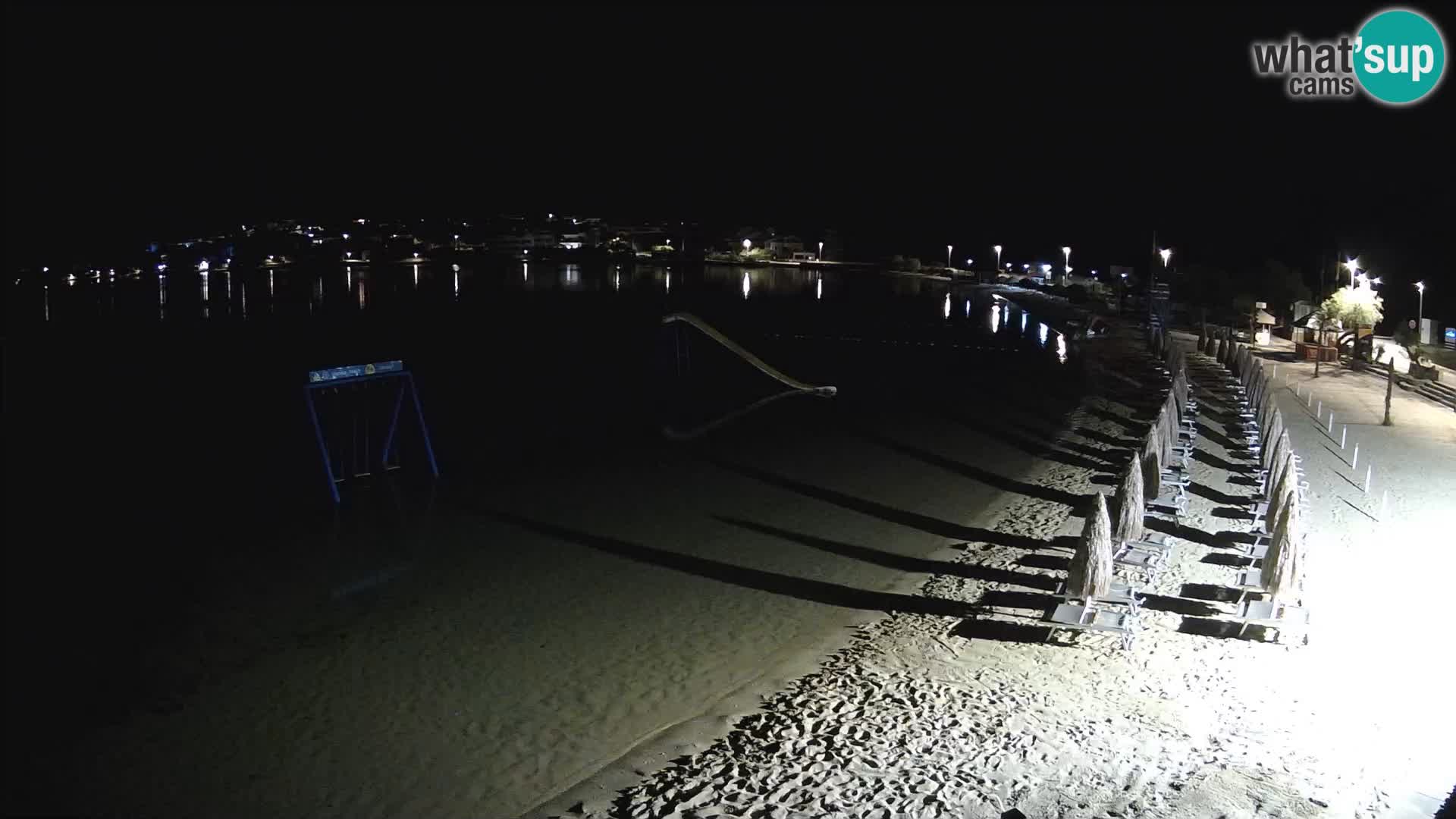 Webcam Live – Spiaggia Planjka isola di Pag
