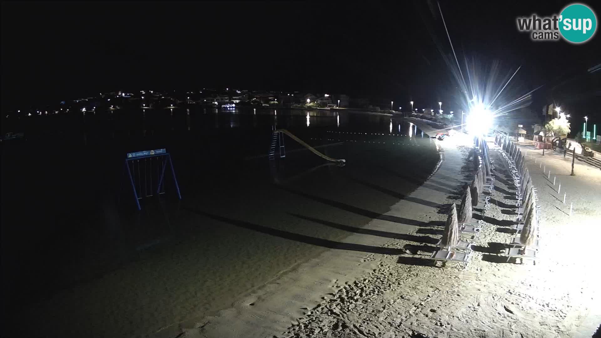 Web kamera – Plaža Planjka – otok Pag