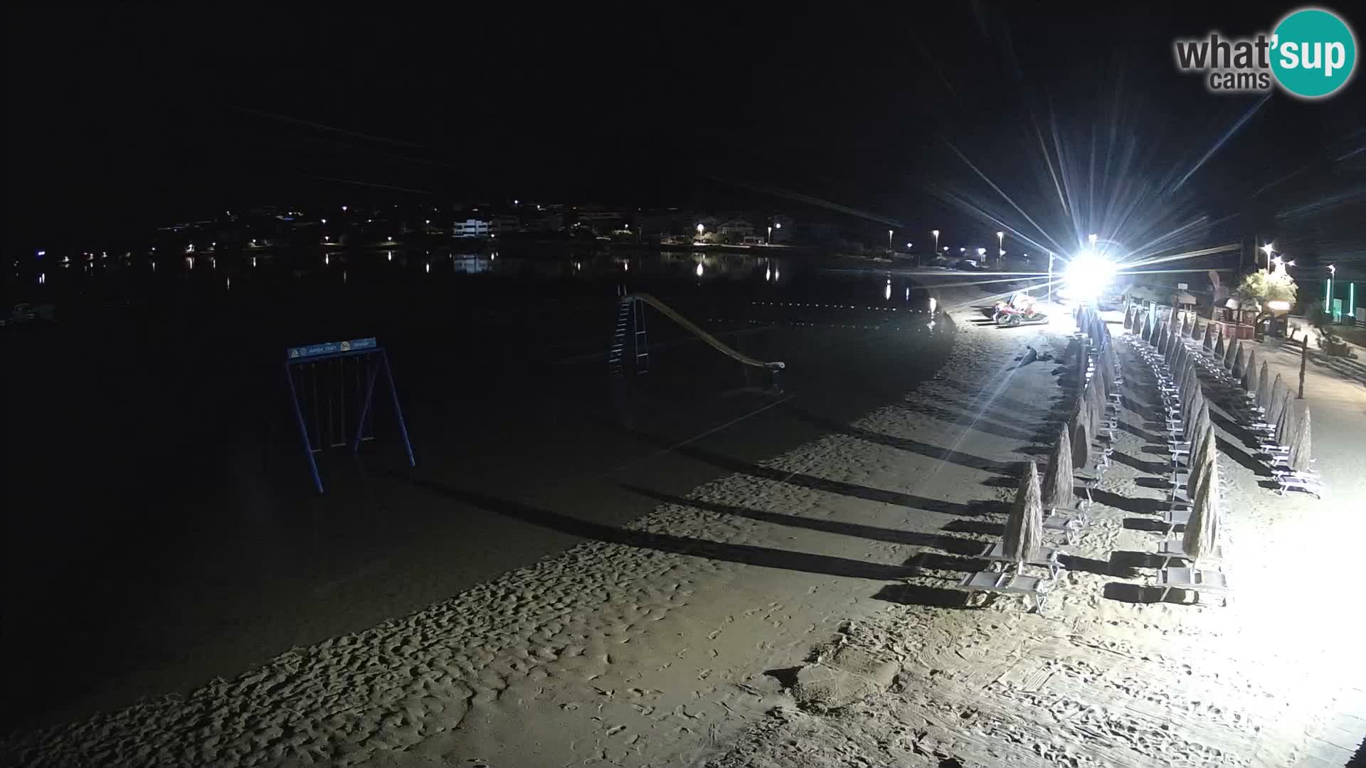 Web kamera – Plaža Planjka – otok Pag