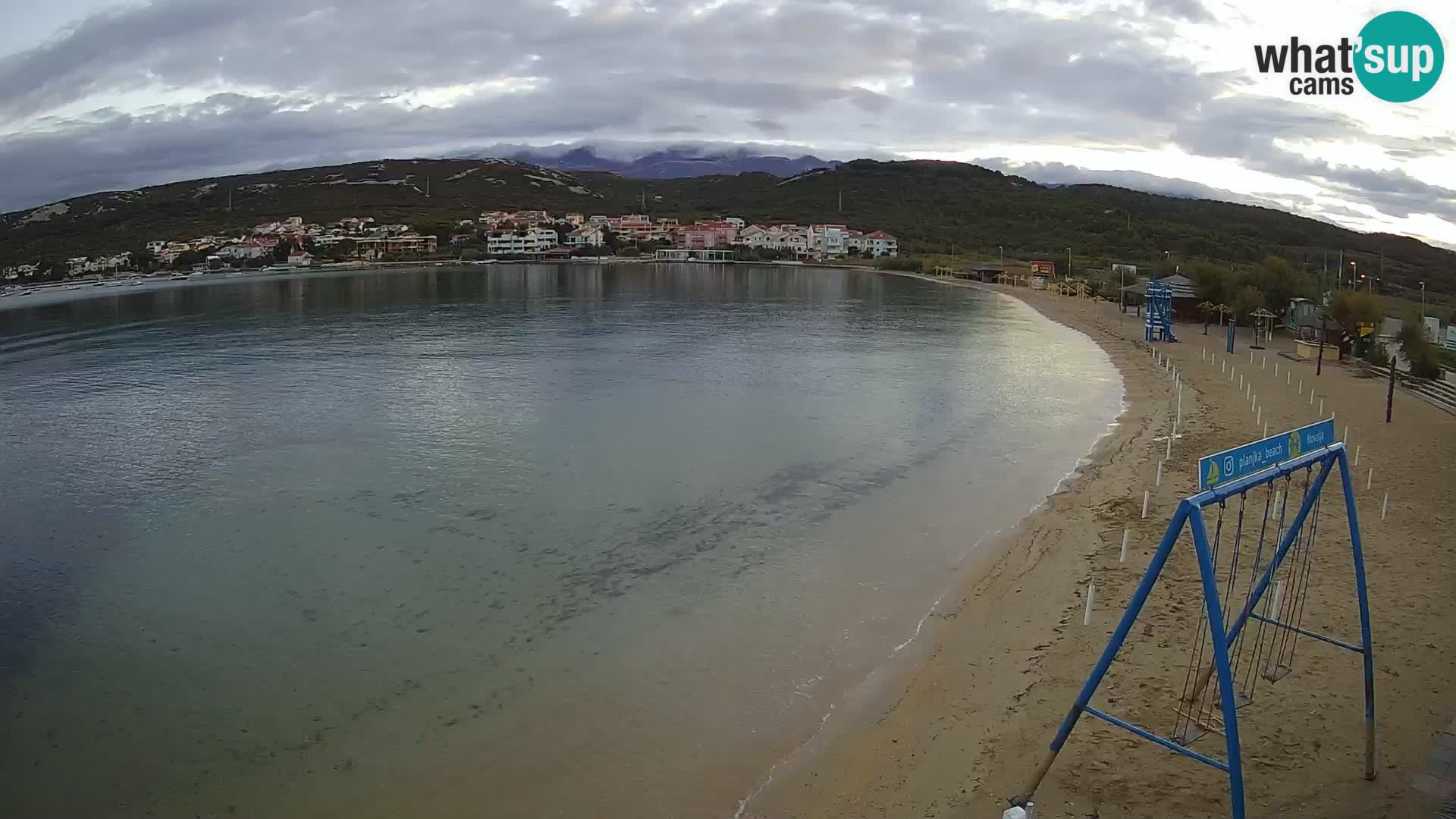 Web kamera – Plaža Planjka – otok Pag