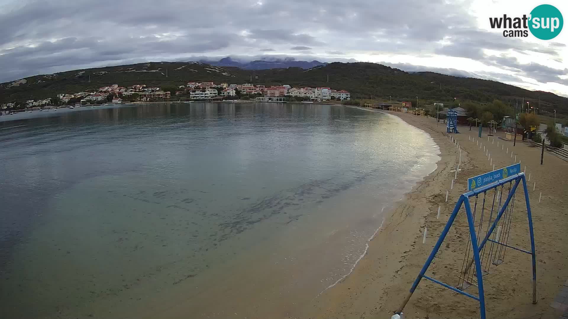 Web kamera – Plaža Planjka – otok Pag