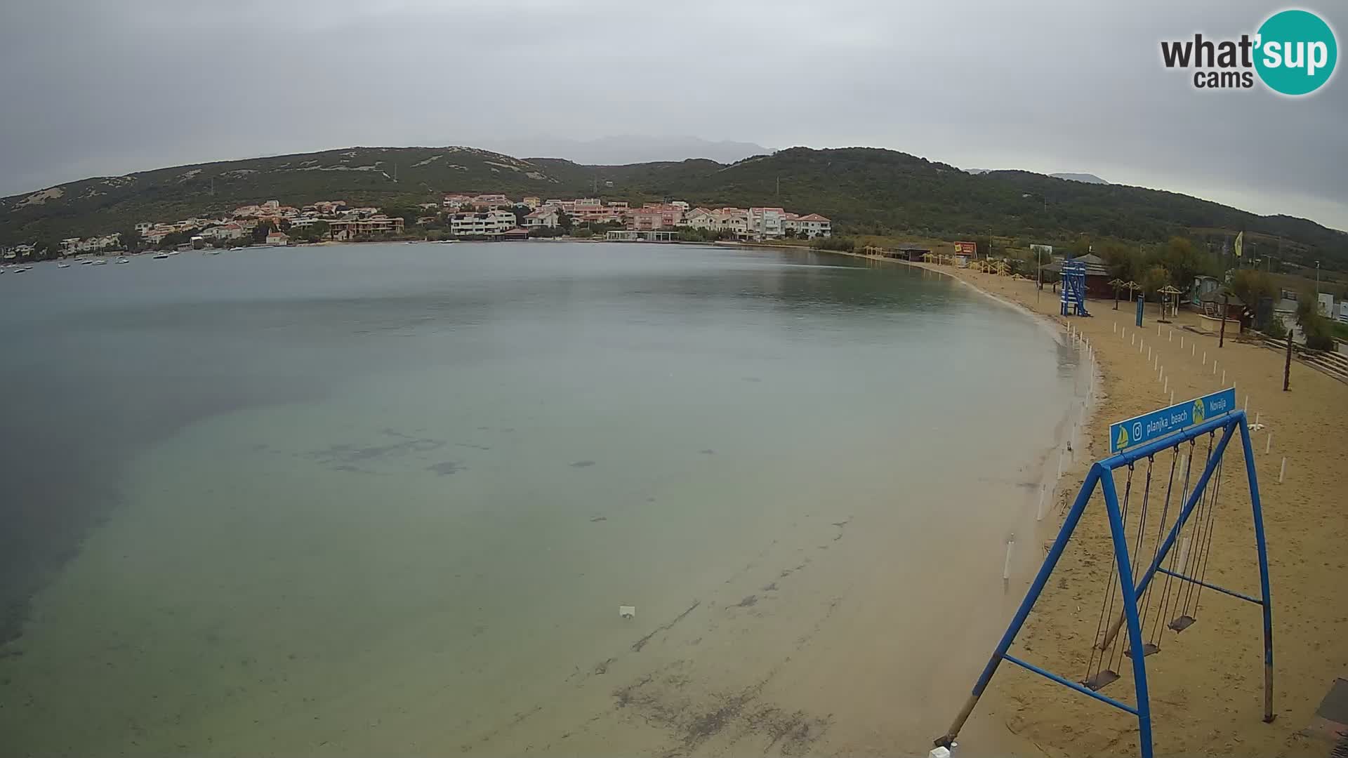 Web kamera – Plaža Planjka – otok Pag