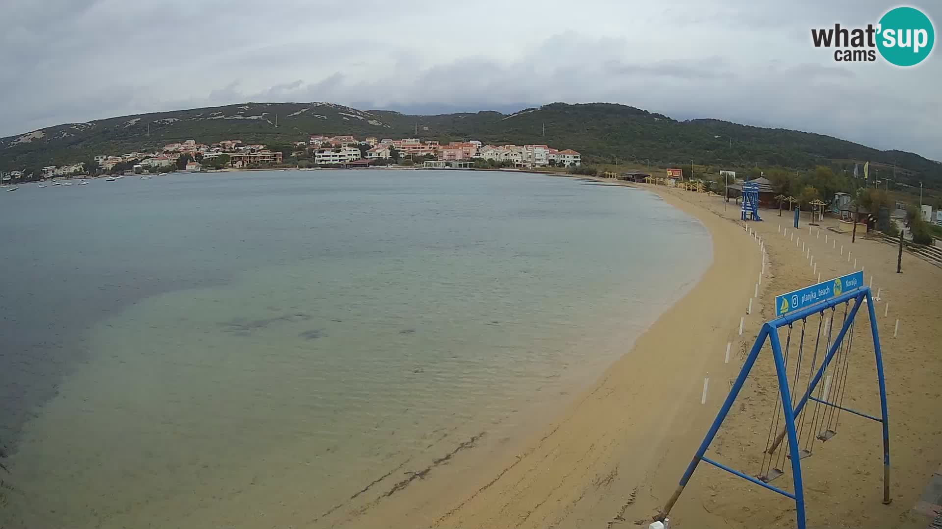 Kamera v zivo – Plaža Planjka – otok Pag