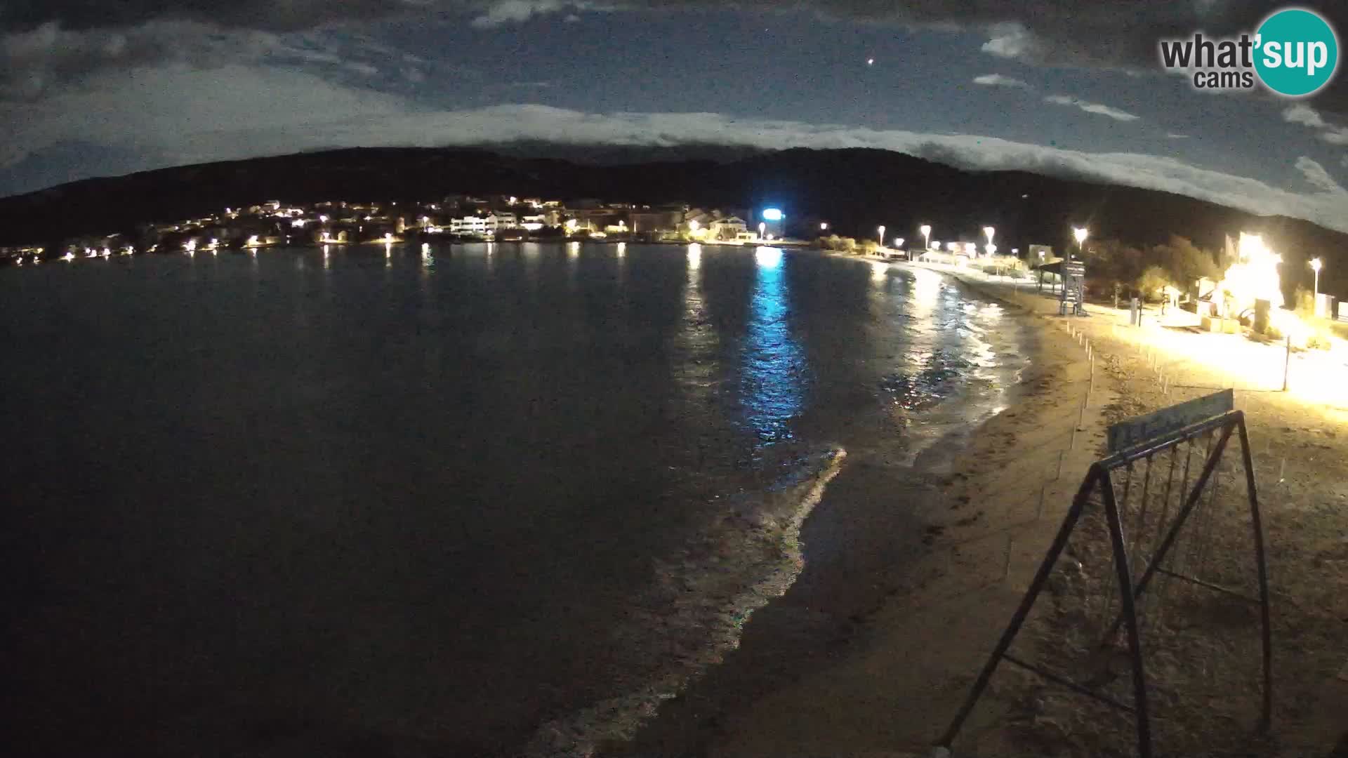 Webcam live – Playa Planjka – Pag