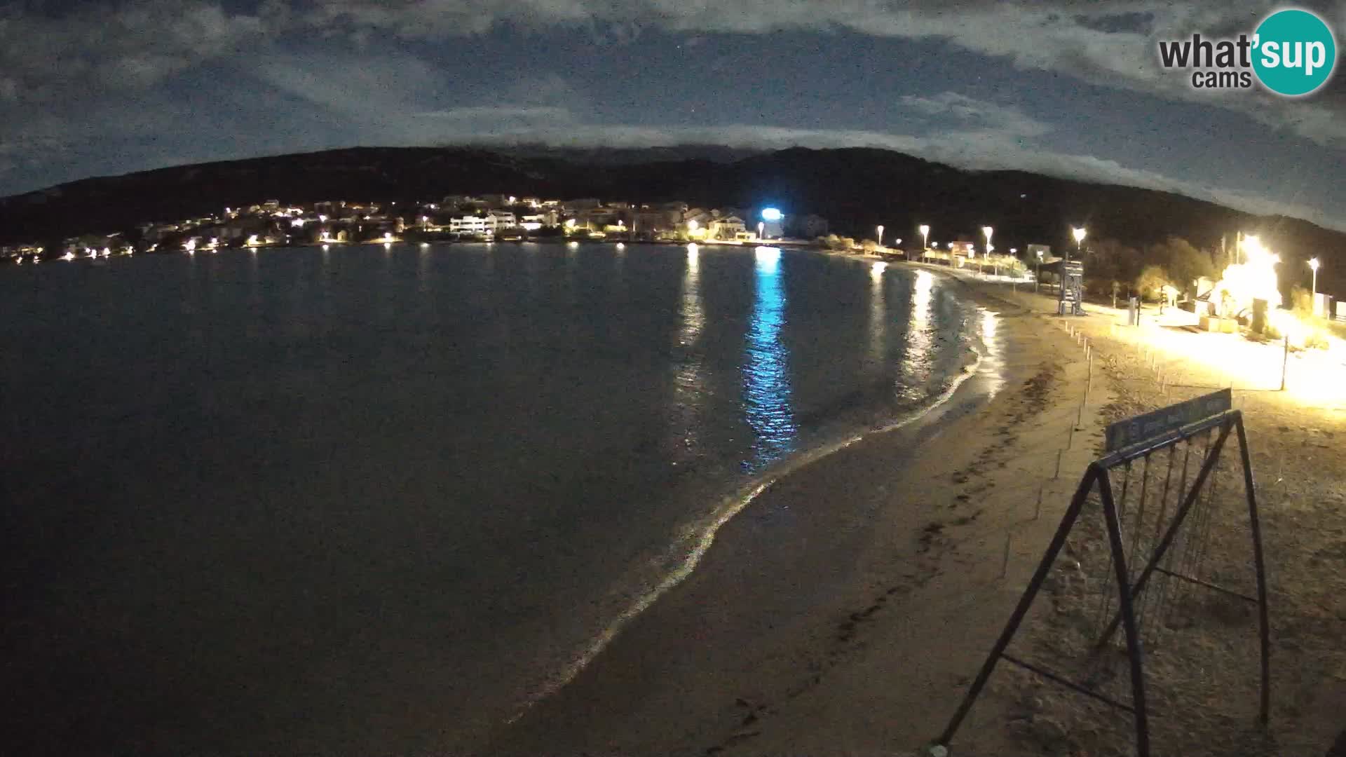 Webcam Live – Spiaggia Planjka isola di Pag