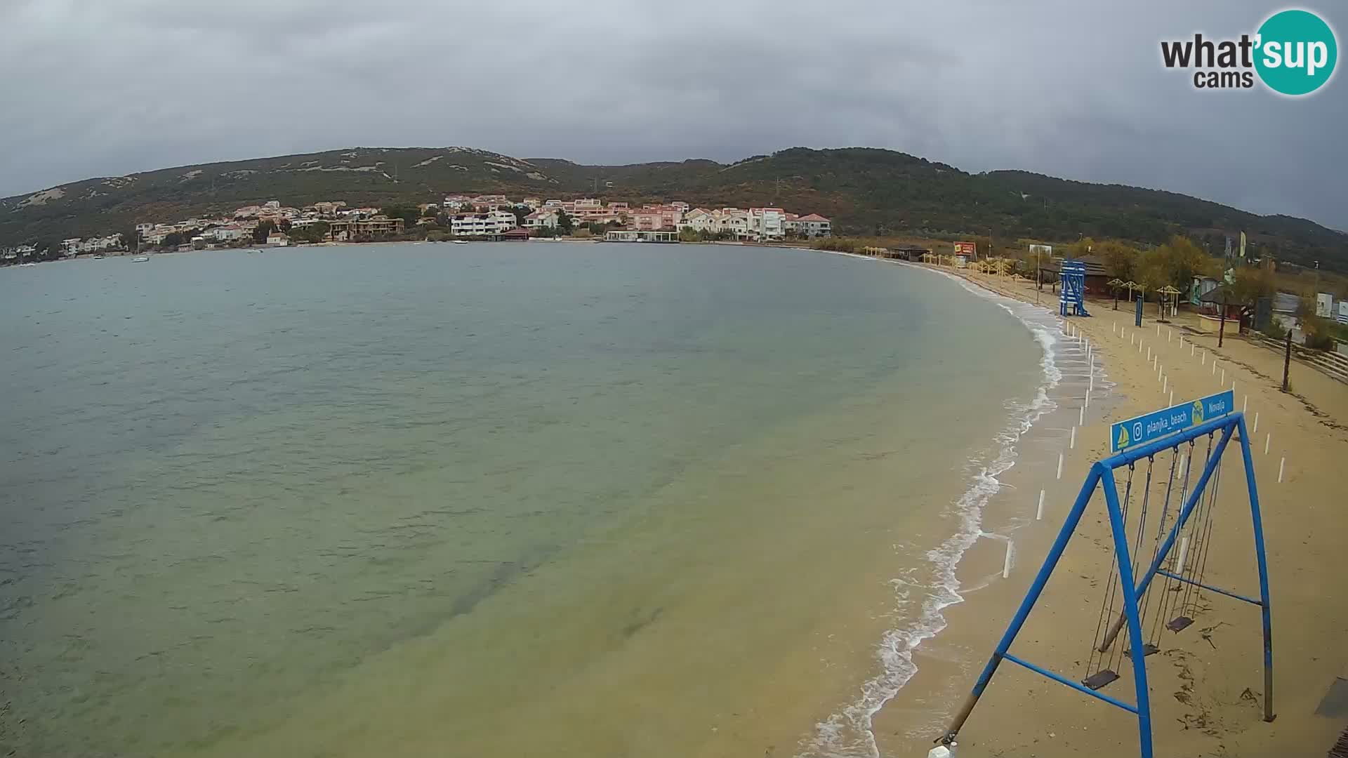 Kamera v zivo – Plaža Planjka – otok Pag