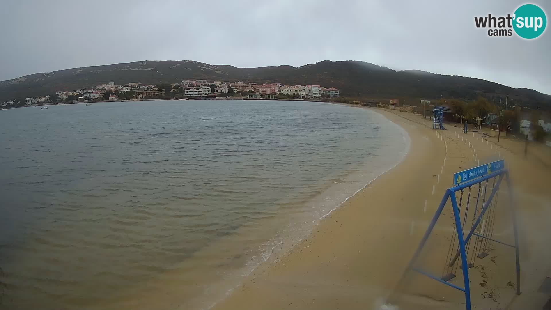 Kamera v zivo – Plaža Planjka – otok Pag