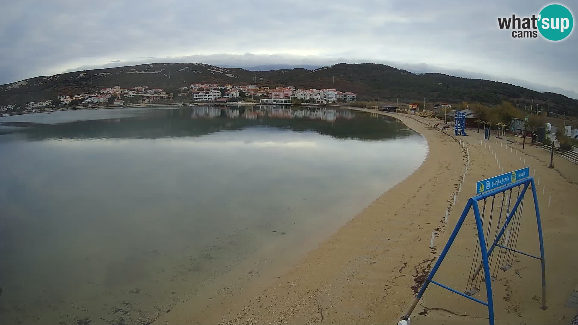 Kamera v zivo – Plaža Planjka – otok Pag