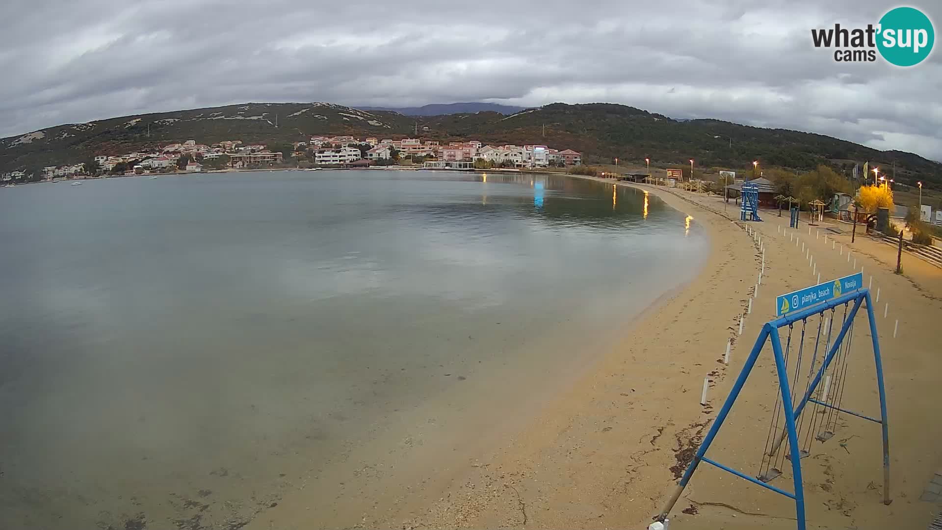 Web kamera – Plaža Planjka – otok Pag