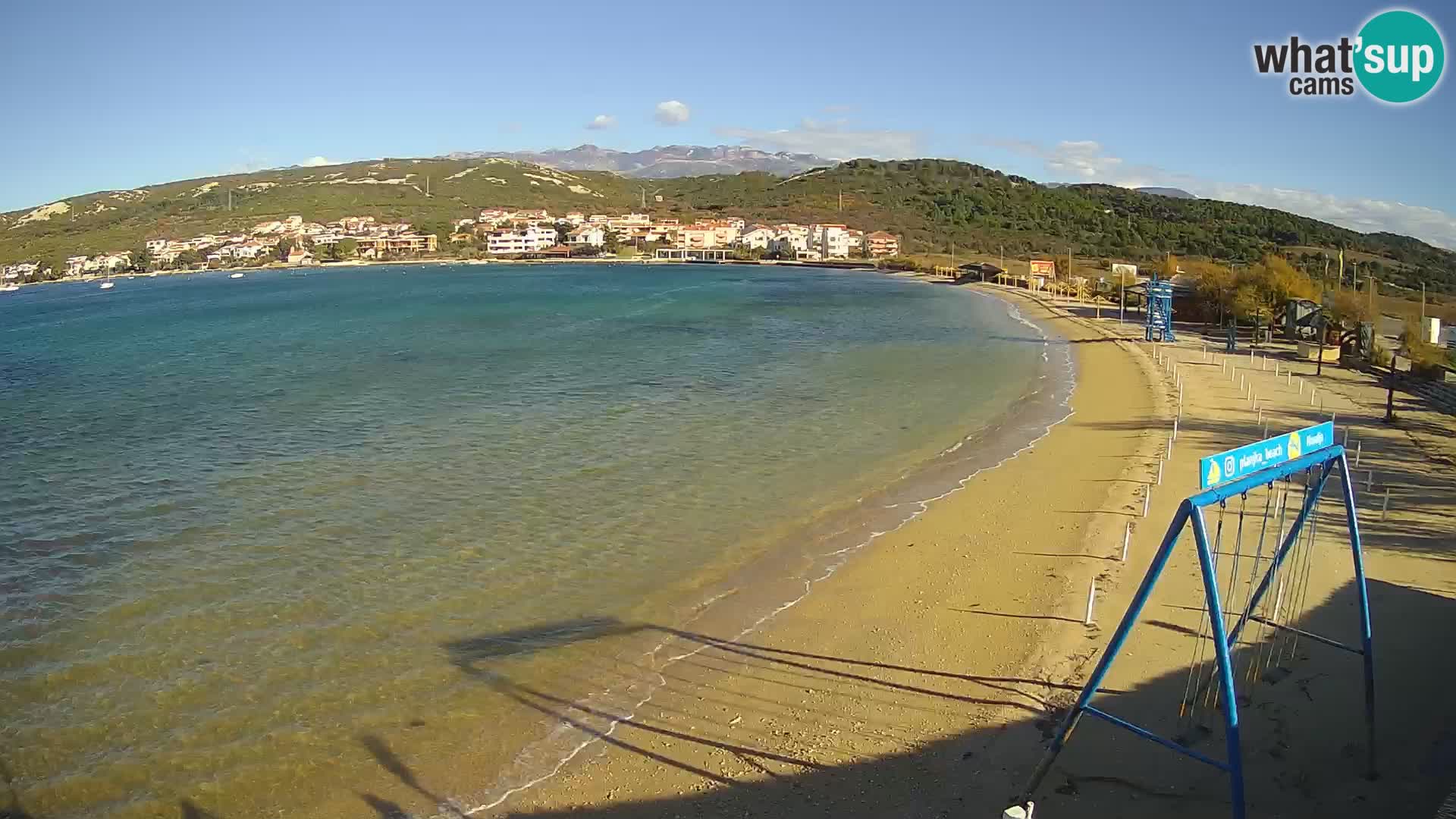 Webcam live – Playa Planjka – Pag