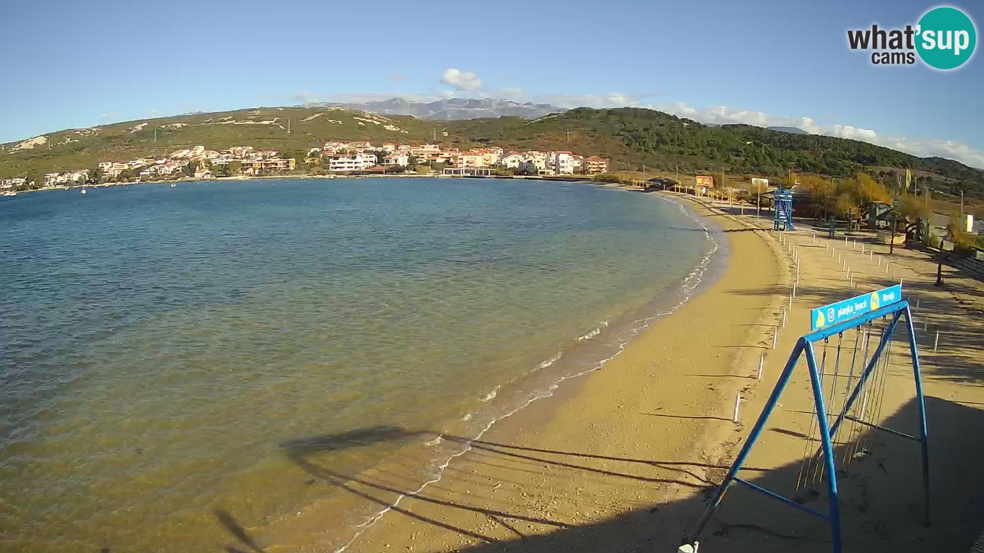 Webcam live – Playa Planjka – Pag